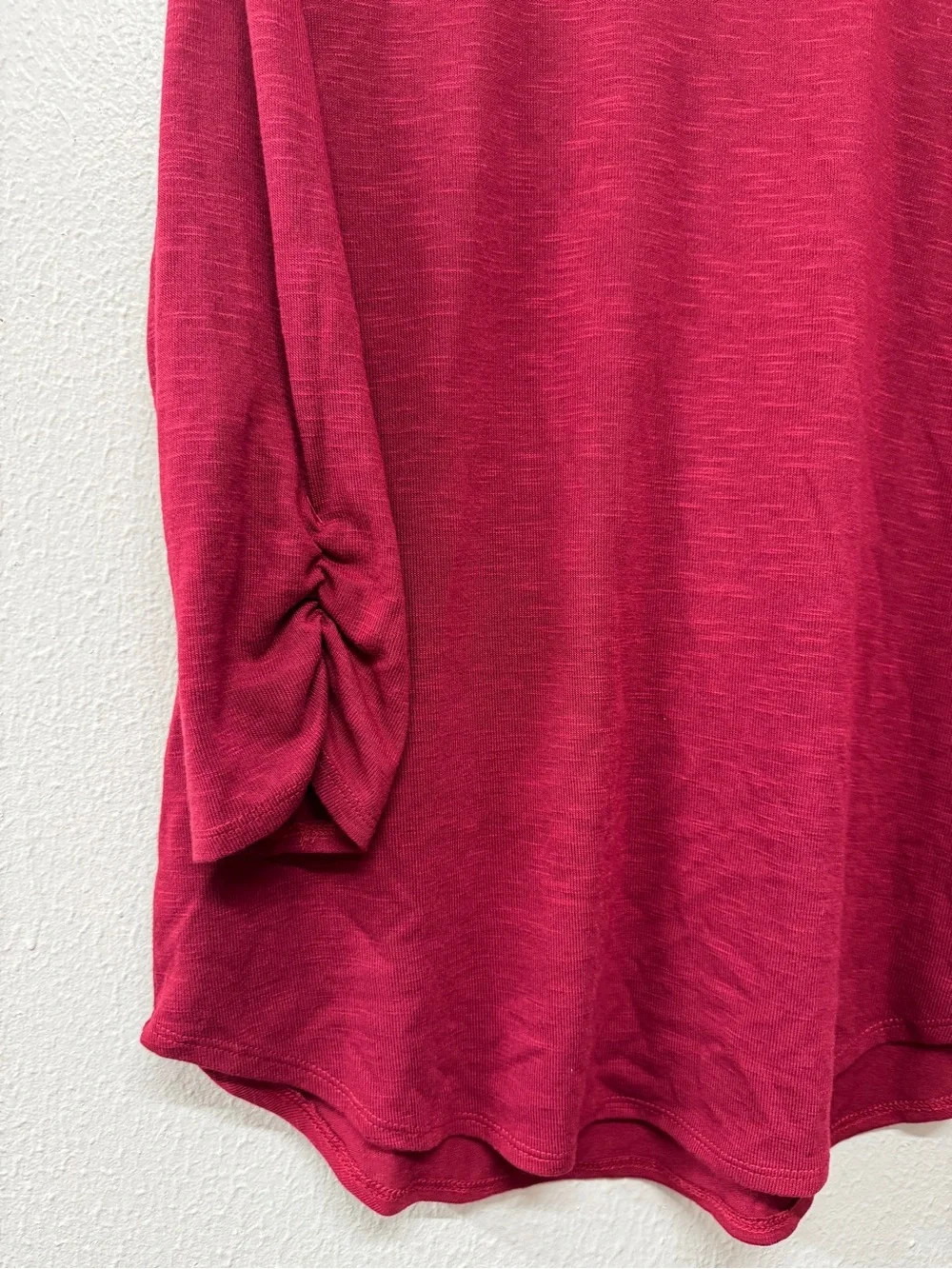 ALYX Women's Long Sleeve Crewneck Top in Berry Red Size M